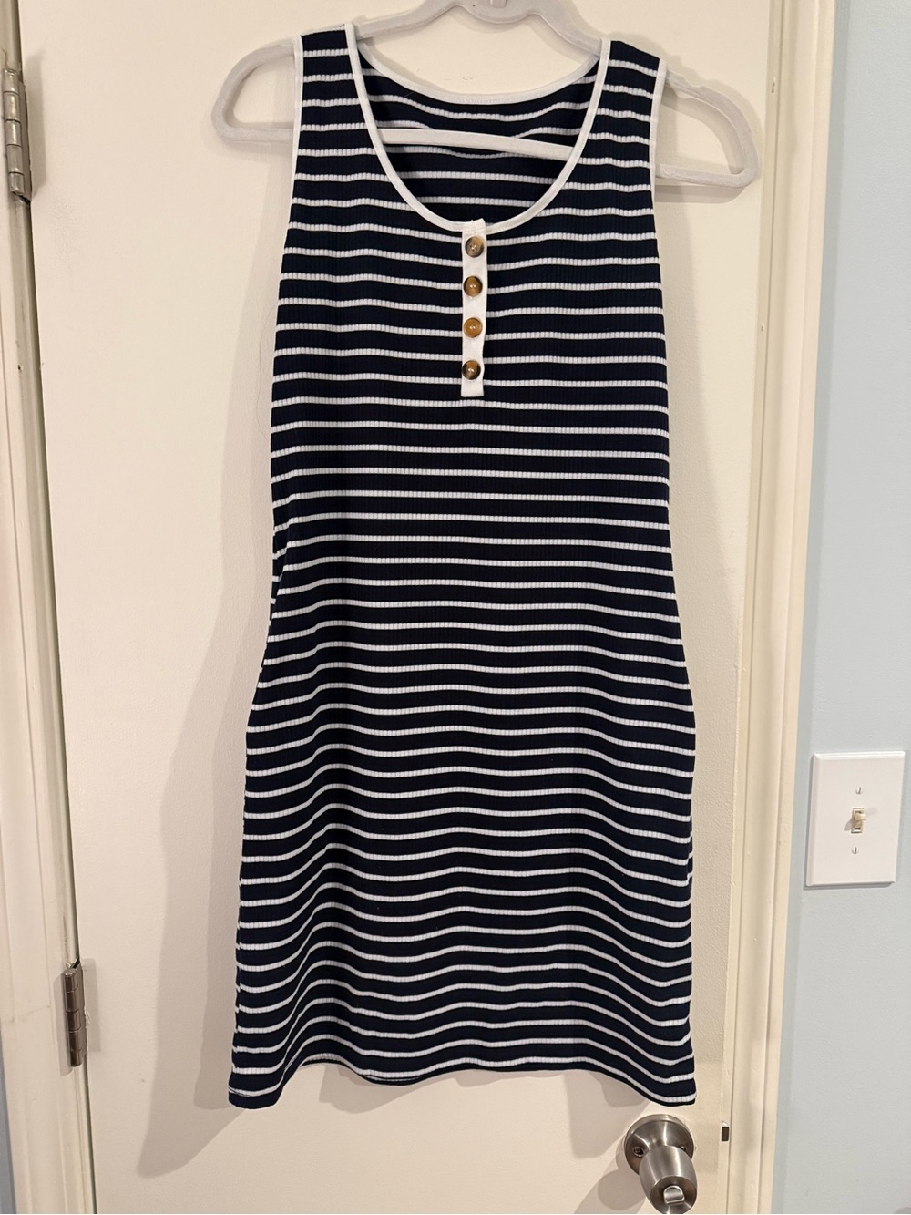Striped Dress with Pockets